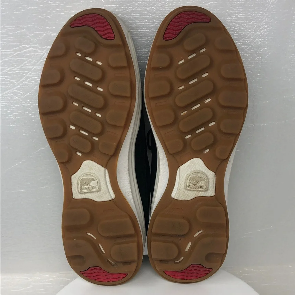 Sorel Ona 503 Sneakers Everyday Waterproof Low Top Black and Chalk Size 9 - Picture 8 of 13